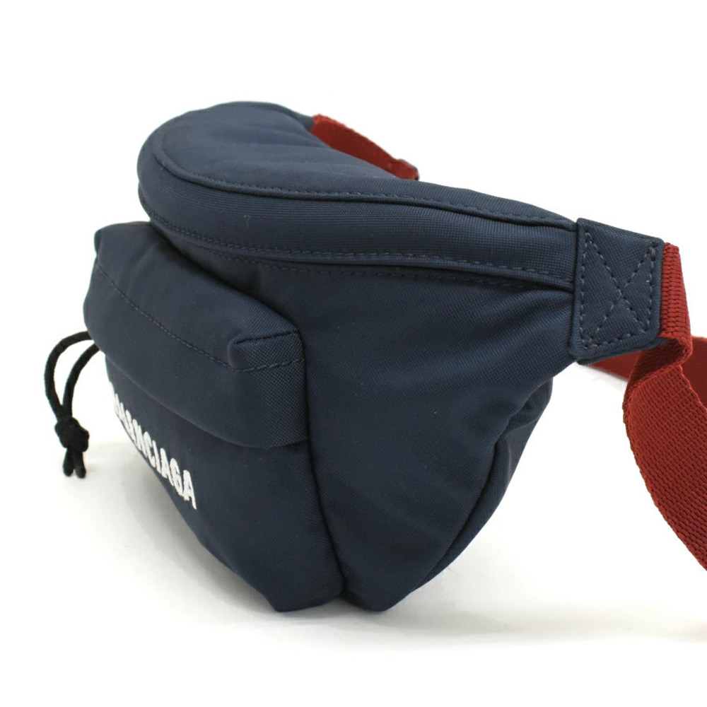 Balenciaga Red Blue Body Waist Bag Navy Wheel Red Blue